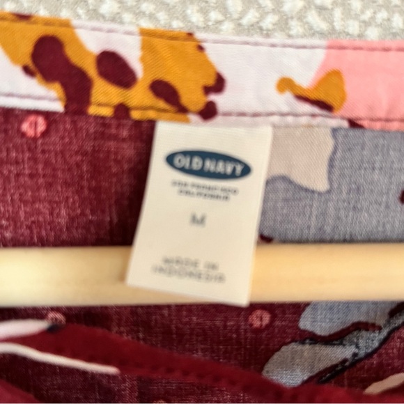 M Old Navy Swing Floral Top - Picture 8 of 9